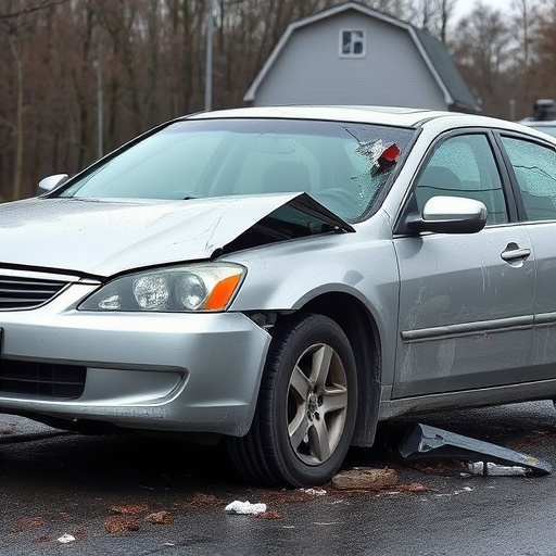 car crash damage