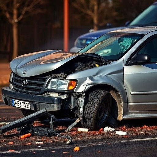 car crash damage
