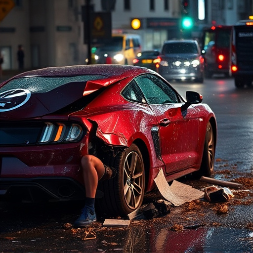car crash damage