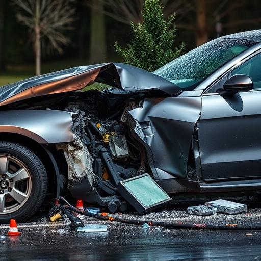 car crash damage