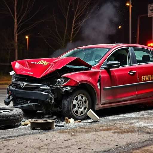 car crash damage