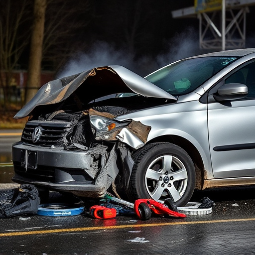 car crash damage