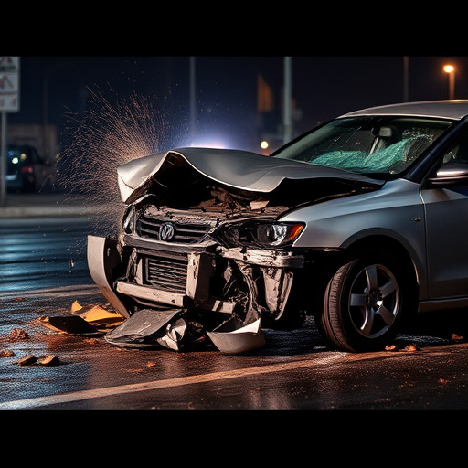 car crash damage