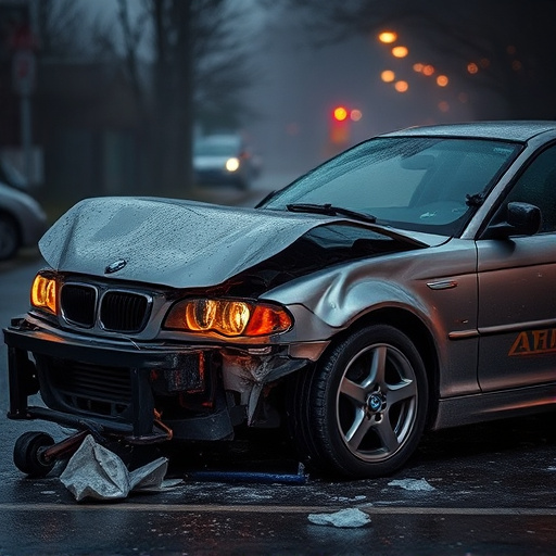 car crash damage