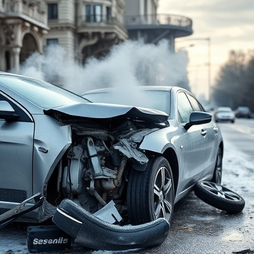 car crash damage