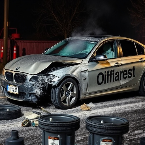 car crash damage