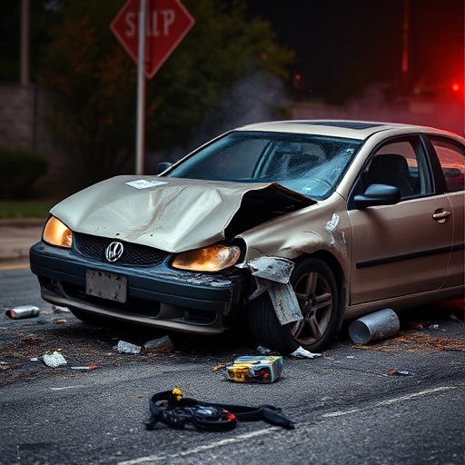 car crash damage