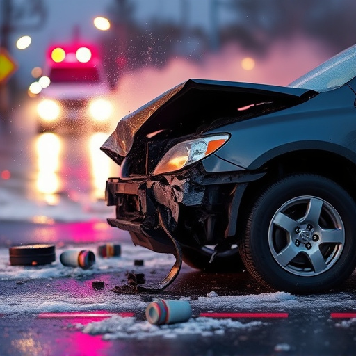 car crash damage