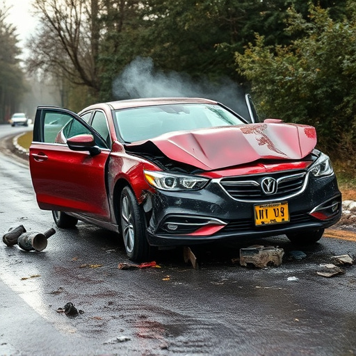 car crash damage