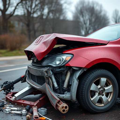 car crash damage