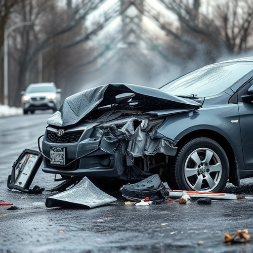 car crash damage