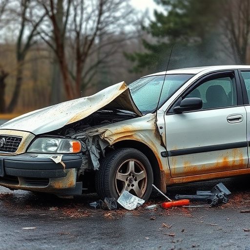 car crash damage