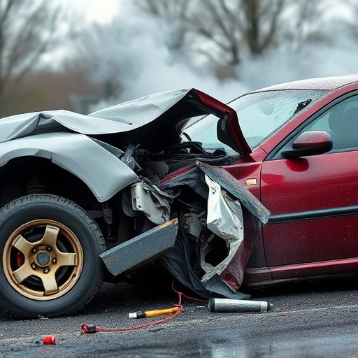 car crash damage