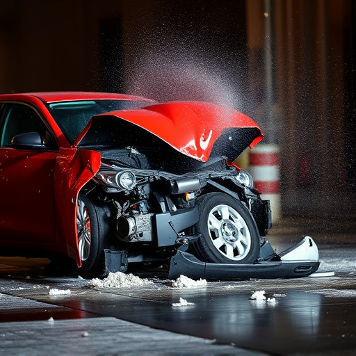 car crash damage