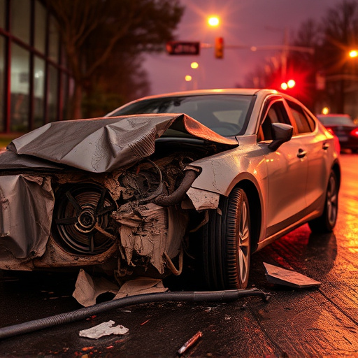 car crash damage