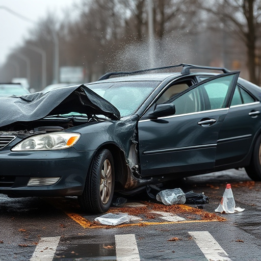 car crash damage