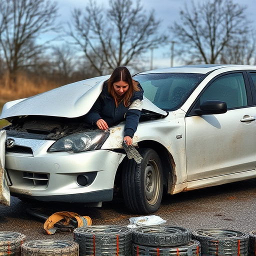 car crash damage