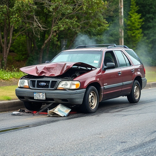car crash damage