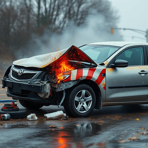 car crash damage