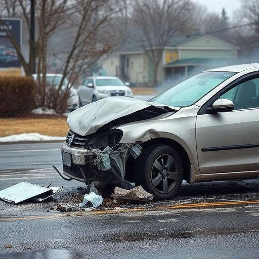 car crash damage