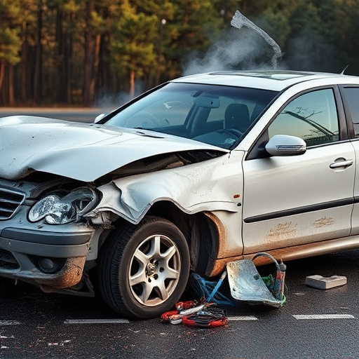 car crash damage