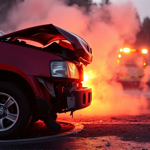 car crash damage