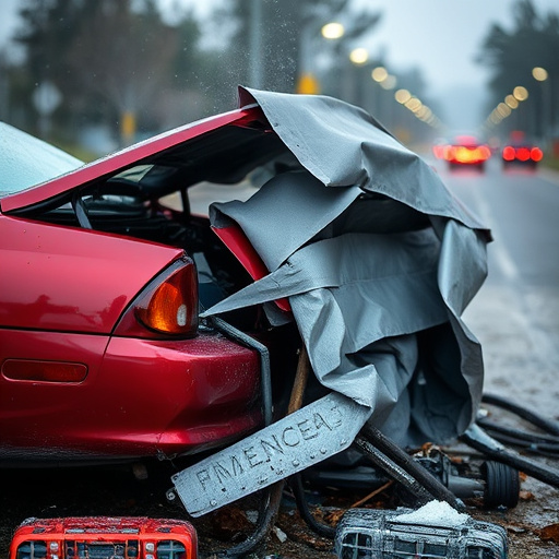 car crash damage
