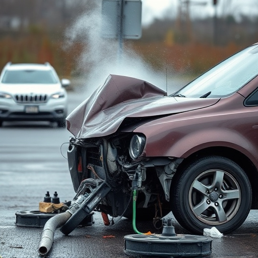 car crash damage
