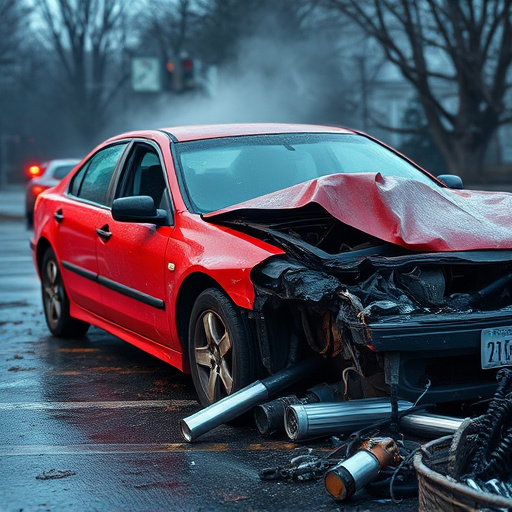 car crash damage