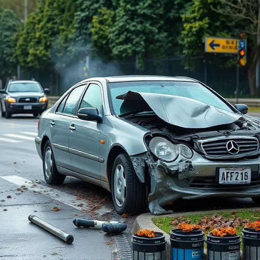 car crash damage