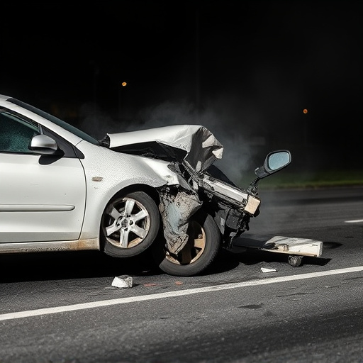 car crash damage