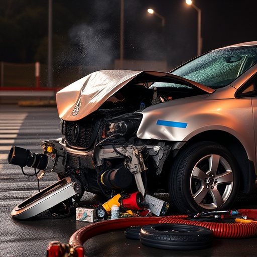 car crash damage