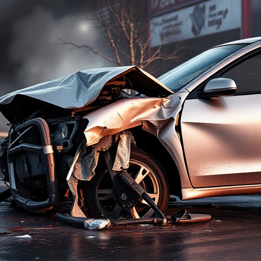 car crash damage