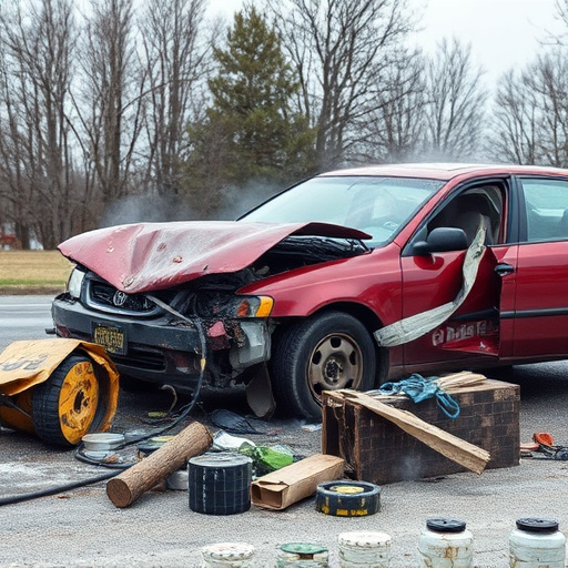 car crash damage