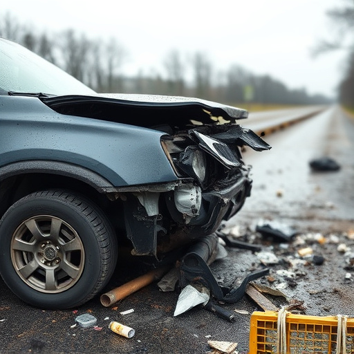 car crash damage