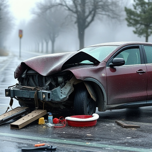 car crash damage