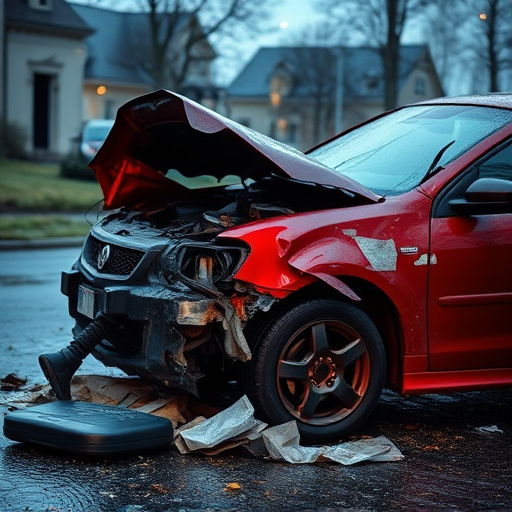 car crash damage