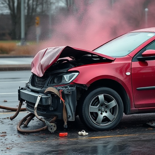 car crash damage