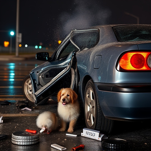 car crash damage