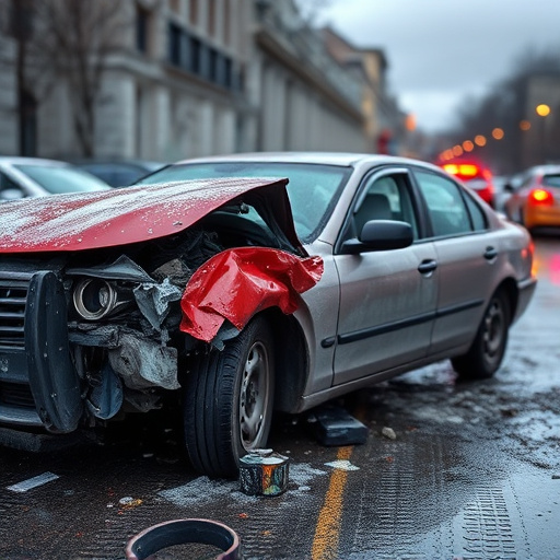 car crash damage
