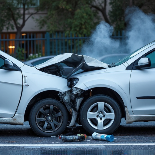 car crash damage