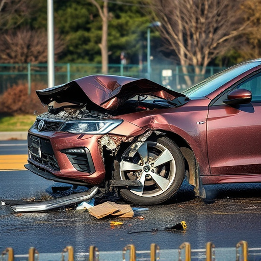 car crash damage