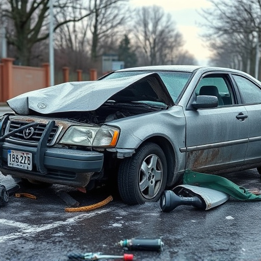 car crash damage