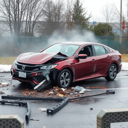 car crash damage