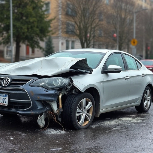 car crash damage