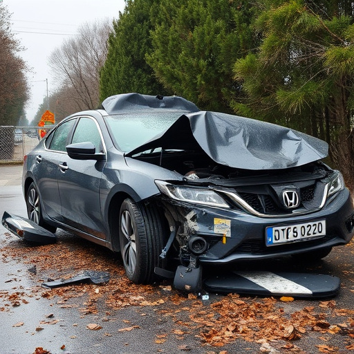 car crash damage