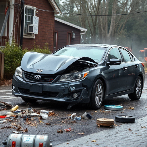 car crash damage