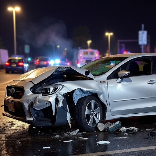 car crash damage