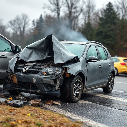 car crash damage