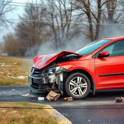 car crash damage
